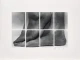 John Coplans, Self Portrait (Feet, 8 Panels, No.1), 1989, gelatin silver print, in 8 parts, on board