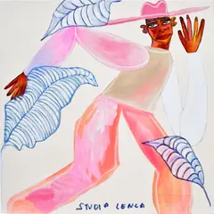 Studio Lenca, La Paz, 2022, oil stick and acrylic on canvas