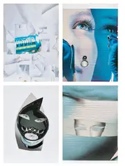 Four works: (i-iv) Untitled by Isa Genzken, 2002, paper collage on paper, sold Nov 2023