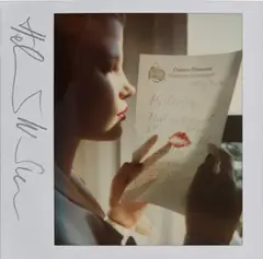 Untitled, Los Angeles (The letter) by Helmut Newton, 2001, polaroid, sold Nov 2023