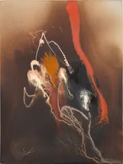 Paul Jenkins, Phenomena - Helium, 1960, oil on canvas