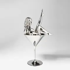 Mel Ramos, Dita, 2017, polished stainless steel