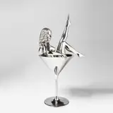 Mel Ramos, Dita, 2017, polished stainless steel