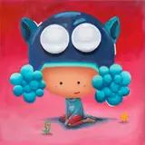David Kaye, Contemplation, 2023, acrylic on canvas