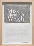 Sonia Boyce, Miss Elizabeth Welch 1933-1940 / a nightingale sang in Berkeley Square, 2021, graphite, carbon transfer and acrylic on paper, in 2 parts, in artist's frame