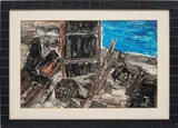 Ram Kumar, Untitled, 1990, oil on paper