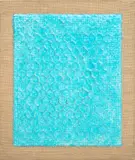 Alan Bee, Untitled, 1995, metallic net, acrylic and plastic on canvas