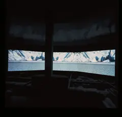 Doug Aitken, New Ocean: thaw, 2001, video installation with three channels of video