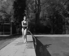 David Claerbout, Villa Corthout, 2001, black and white video projection with sound, in 10 parts