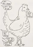 David Shrigley, Untitled, 2018, ink on paper
