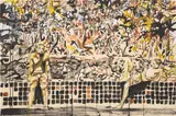 Raffi Kalenderian, The Kalenderian Brothers (Poolside), 2006, oil, watercolour and graphite on paper