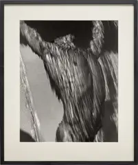 Waterfall Torso by Herb Ritts, 1988, gelatin silver print, sold Nov 2023