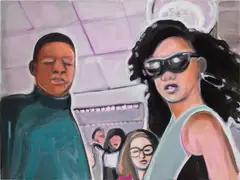 Madelynn Green, The Party, 2019, oil and acrylic on canvas