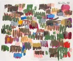 Günther Förg, Ohne titel, 2008, oil and acrylic on canvas