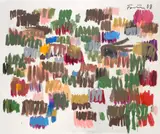 Günther Förg, Ohne titel, 2008, oil and acrylic on canvas