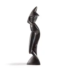 Alexander Archipenko, Statue on a Triangular Base, 1914, bronze