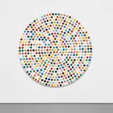 Zinc Sulfide by Damien Hirst, 2004, household gloss on canvas, sold Mar 2022