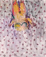 Torso Frau by Georg Baselitz, 1998, oil on canvas, sold Mar 2022