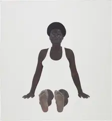 Sungi Mlengeya, Chaotic Disposition, 2020, acrylic on canvas