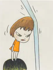 Yoshitomo Nara, Untitled, 2006, coloured pencil on paper
