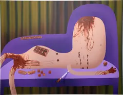 Oli Epp, Death by Chocolate, 2019, oil and acrylic on canvas