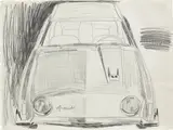 Andy Warhol, Untitled (Avanti), 1962, graphite on paper