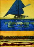 Max Ernst, Enseigne pour une école de pirates, 1959, oil on panel