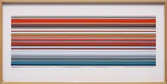 Strip by Gerhard Richter, 2011, digital fine art print on paper mounted on Alu-Dibond, in artist's frame, sold Mar 2022