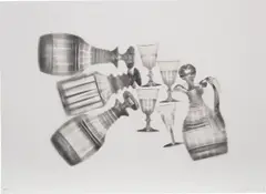 Cornelia Parker, Fox Talbot's Articles of Glass (all that are left), 2016, polymer photogravure etching on paper