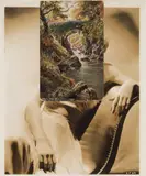 John Stezaker, Portrait IV, 2015, printed paper collage on printed paper