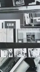 Mischa Kuball, Research_desks No 1, 2020, jet print on Alu-dibond