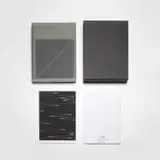 Alva Noto, Sonderedition „parallel lines cross at infinity“, 2015, hard cover book with an accompanying pigment print on paper in envelope, in card and canvas sleeve