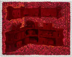 Farhad Moshiri, Liberry Pie, 2008, oil and acryl on canvas