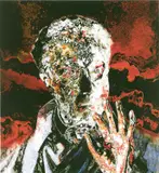 Makoto Saitō, I am [Portrait of Michelangelo Antonioni] 08, 2007, acrylic and oil ink on canvas mounted on panel