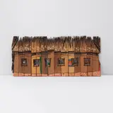 El Anatsui, Primary School, 2003, carved and painted wood and padlocks
