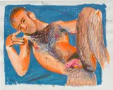 Louis Fratino, Double sided work: (i) After Ivan Prescott ; (ii) Man in the weeds (After Ivan Prescott)