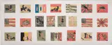 William Copley, Untitled (A Collection of 22 Sketches for William N. Copley's Flags Series)