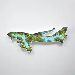 Doug Aitken, Jungle Plane, 2017, chromogenic transparency and acrylic mounted on aluminium and LED lightbox