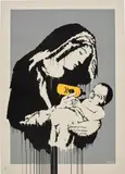 Toxic Mary by Banksy, 2004, screen print on paper, sold Mar 2022