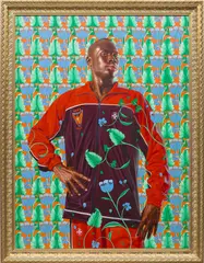 Kehinde Wiley, Ferdinand-Philippe-Louis-Henri, Duc d'Orléans, 2014, oil on linen, in artist's frame