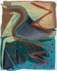 Untitled by Josh Smith, 2007, oil on canvas, sold Apr 2022