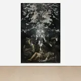 Nicola Samorì, Miriade, 2018, oil on linen