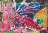 Helen Teede, Come to my Private Show, 2018, oil on jute