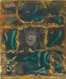 Issy Wood, Untitled, 2016, oil on canvas board