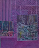 John McAllister, echoes mingling gleaming, 2012, oil on canvas
