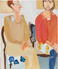 Chantal Joffe, Megan and Mann, 2011, oil on canvas