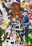 Philip Colbert, Splash Hunt Study, 2018, acrylic and oil on canvas
