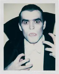 Andy Warhol, Dracula, 1978-79, unique Polaroid print