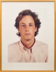 Porträt (J. Rubell) by Thomas Ruff, 1989, c-print, in artist's frame, sold Apr 2022
