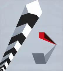 Allan D'Arcangelo, Landscape, 1969, acrylic on canvas